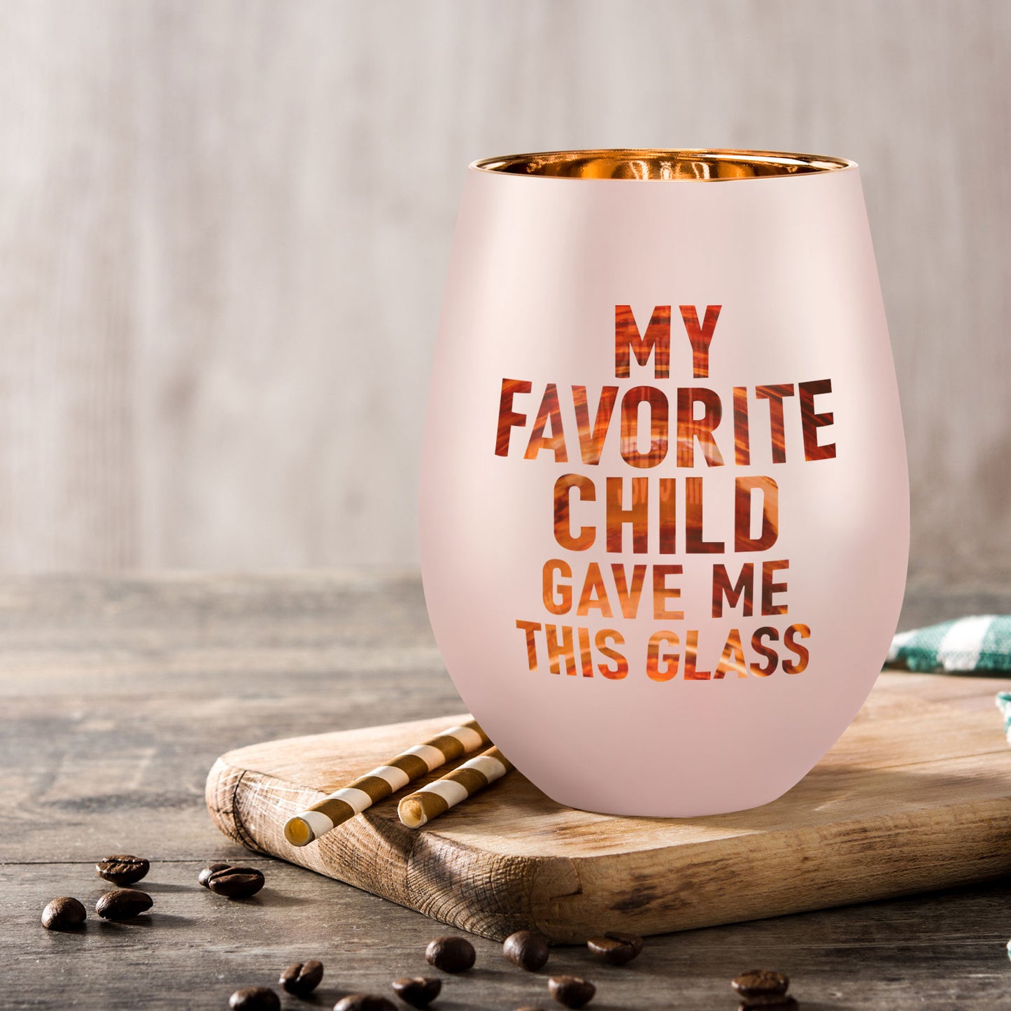 Gifts for Mom - Mother's Day Gift for Mom - My Favorite Child Gave Me This Glass - Mom Gifts from Daughter, Son, Kids