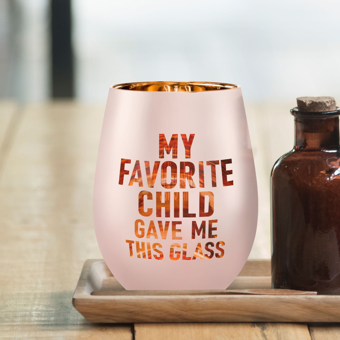 Gifts for Mom - Mother's Day Gift for Mom - My Favorite Child Gave Me This Glass - Mom Gifts from Daughter, Son, Kids