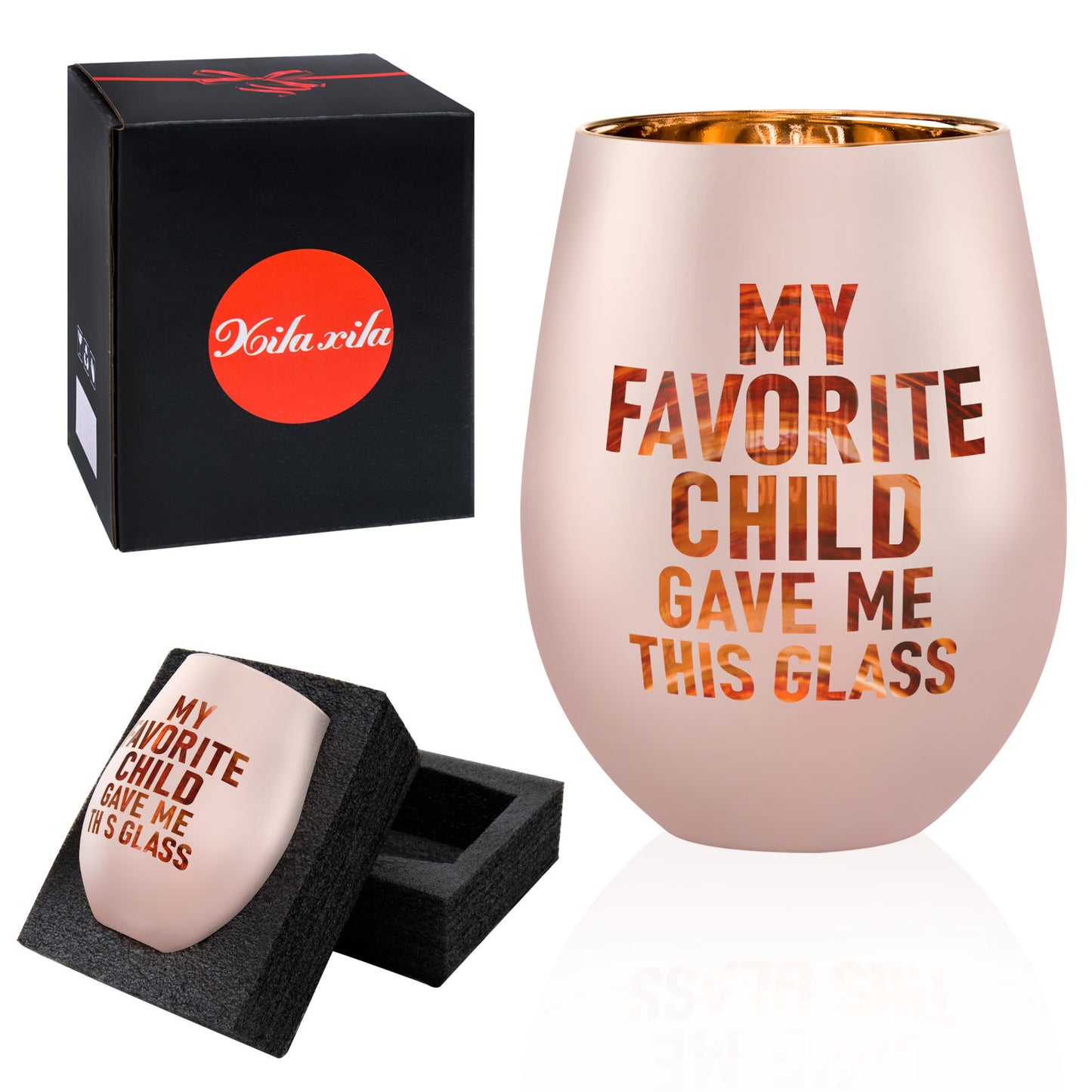 Gifts for Mom - Mother's Day Gift for Mom - My Favorite Child Gave Me This Glass - Mom Gifts from Daughter, Son, Kids