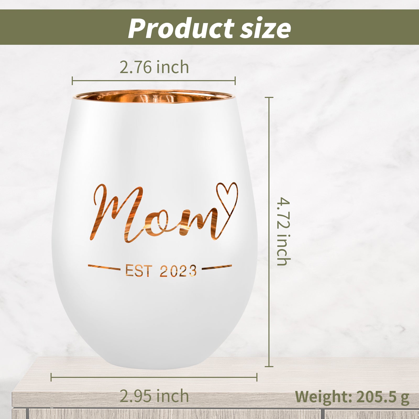 New Parents Wine Tumbler Set Mom Dad Est 2021 Tumbler Set. Baby